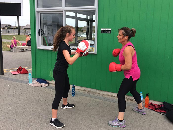 JitterFit Excercise Classes boxing